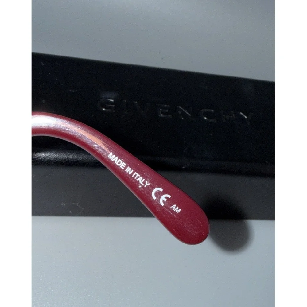 Givenchy GV0112 Shiny Red Authentic Sunglasses polarized lens & Givenchy Case